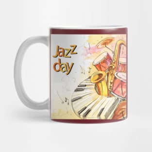 Jazz Day Music instrument Mug